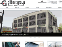 Tablet Screenshot of gilbertgrouprealestate.com